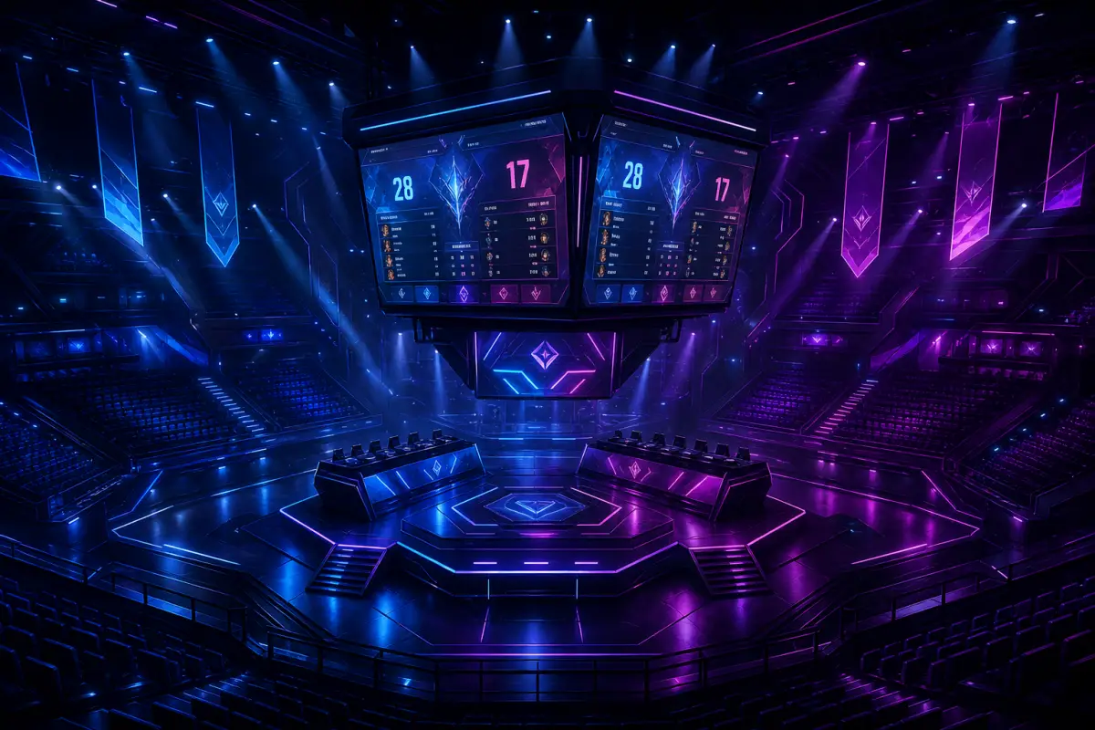 Arène de tournoi esport